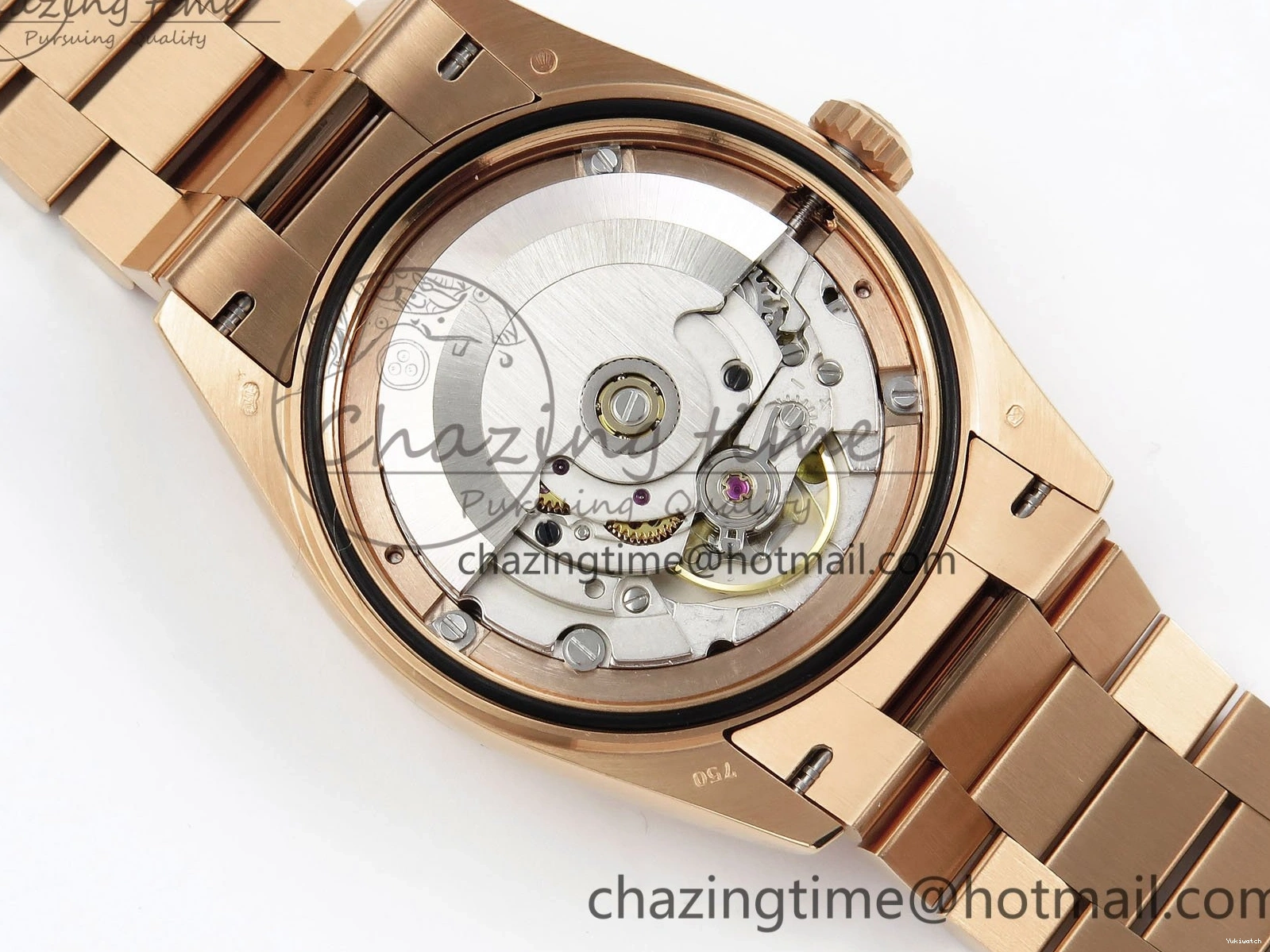 Day 1:1 Tiffany RAF Stone Edition on Best RG Blue RG Date A2836 Dial Bracelet Roman 36 0523